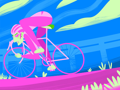 Good geometry bike bike ride brush fast illustration illustrator kynetic speed vector