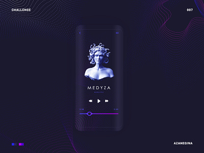 Challenge 007 application audio challenge dailyui illustration photoshop player ui ux vector