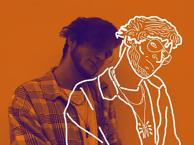 Drawing Myself design illustration photograph
