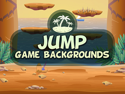 Jump 2D Game Backgrounds 2d backgrounds game game assets game design gamedev gaming jump