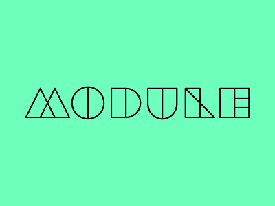 Module Typeface design type typeface typography