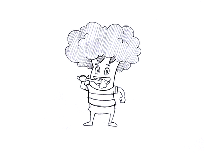 Broccoli Cartoon Character Sketch cartoon cartoon sketch character character sketch concept design draw drawing hand concept koncept pencil pencil sketch sketch sketch design sketching