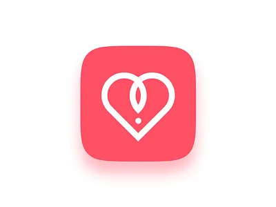Sex Dating App Icon app button icon logo mobile pink sex sexy simple ui uidesign