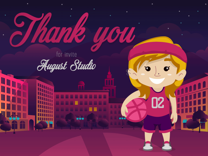 Hello dribbble design hello dribble icon illustration thank you vector