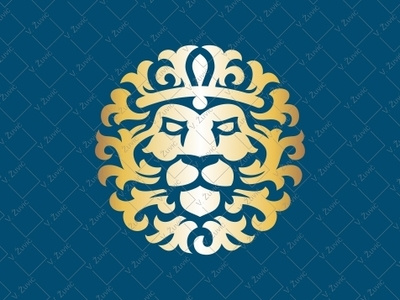 Luxury Lion Logo animal logo crown logo gold lion logo hotel logo king logo lion lion head lion logo logo for sale luxury logo manly logo ornamental lion real estate logo vintage lion