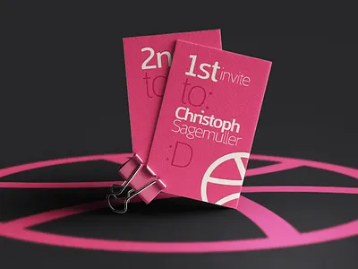 1st Invite dribbble invites