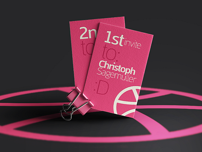 1st Invite dribbble invites