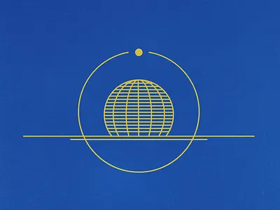 The LHC at Cern icon logo physics science