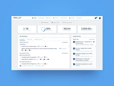 Event Management Dashboard