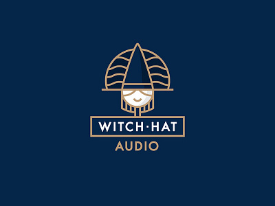 Witch Hat Logo audio branding cartoon character design hat icon id illustration logo mascot night vector witch