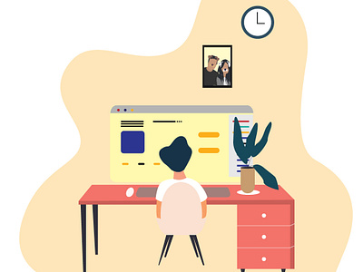 The design series (2/5) app branding design illustration vector