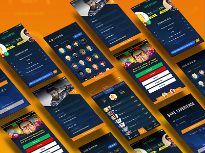 Gamification App app avatar gamification learning profile ranking ui ux