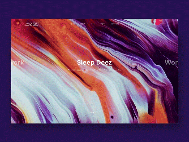 Work carousel covers moxy moxystudio portfolio responsive studio transition typography ui uiux ux webgl website work