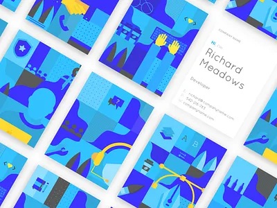 Business Cards 3d branding business card card customer support designer develop identity card sales