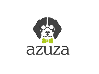 Azuza design dog logo