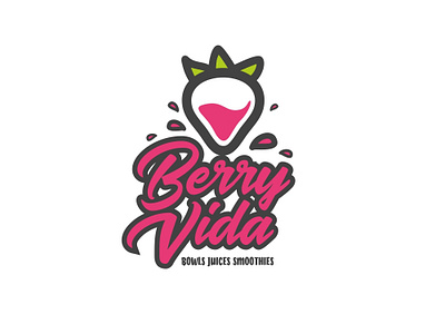 Berry Vida berry design logo