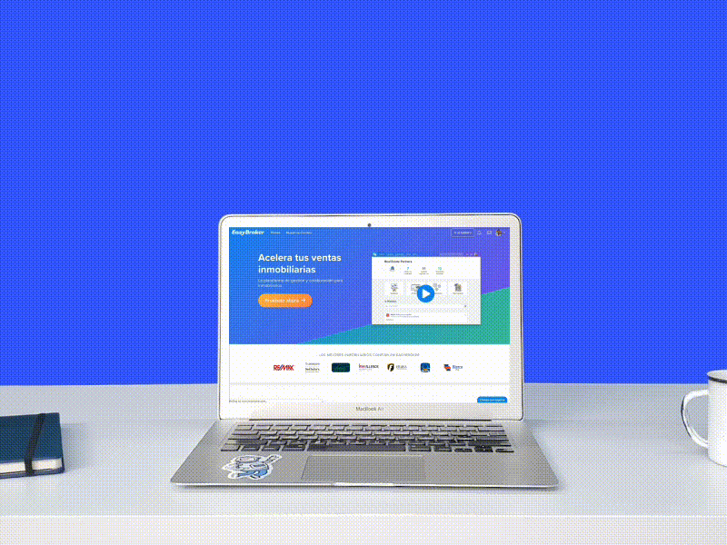 Easybroker Animated Closure animation branding logo typography web