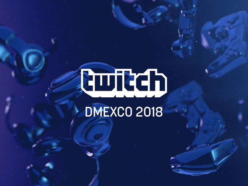 Twitch Dmexco 2018 c4d cinema4d controller digital marketing dmexco games gaming headphone headset keynote mouse summit twitch video games