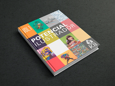 Libro Potencial Ilustrador adobe behance branding caracas color design digital diseño dribbble dvisualart editorial design flat flat design illustration ilustración indesign pantone vector venezuela