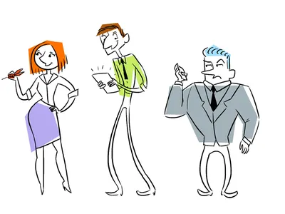 Retro Character Designs animation character design concept corporate video motion design retro upa vintage