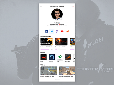 Daily UI Challenge #006 - User Profile adobexd app concept dailyui design mobile ui