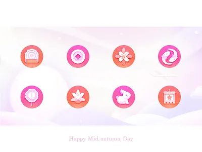 Mid Autumn Festival autumn festival icon mid autumn festival