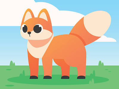 Lil' Fox animals character design childrens illustration creature design cute cute animals fox illustration vector vector art