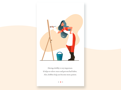 Artist app art artist character characterdesign drawing illustration illustrator mobile onboarding