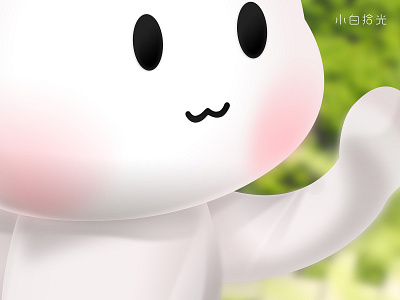 小白拾光卡通人物形象细节 3d cartoon cat ip timi 卡通 卡通猫 小白拾光 立体 细节