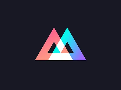 Mountains blend brand branding gradient logo mountains overlay shirt tshirt