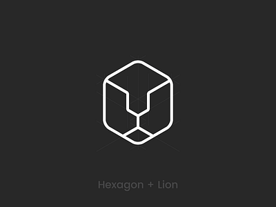 System Design box box design box logo branding branding agency cube hexagon identity lion lionlogo lionminimal logogrid logoprocess