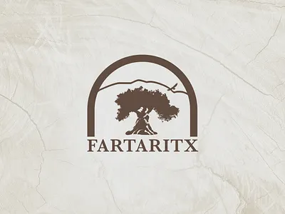 Fartaritx logo mediterranean nature oil olivera tree logo