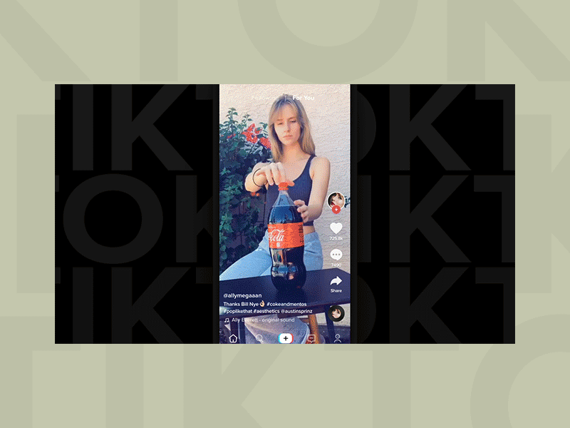 TikTok UG Template Exploration ad advertisement app design ios motion ui video