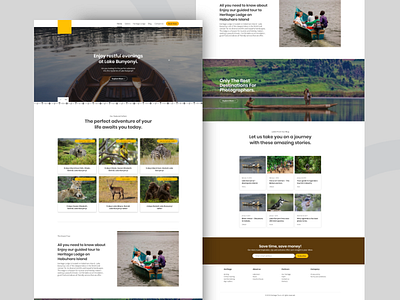 Travel brand design travel uganda ui ux we design work