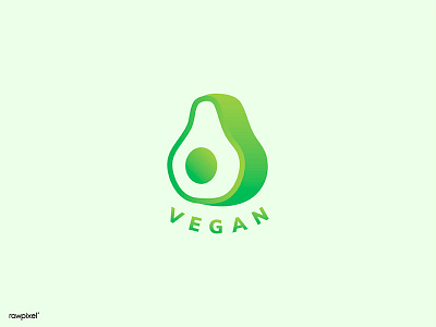 simple vegan icon flat graphic icon illustration minimal vector vegan