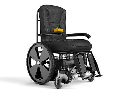 Electric Wheelchair – Product 3D Model 3d product modeling