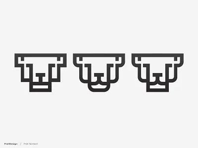 Pixeleo - WIP animal branding draft lion logo work in progress