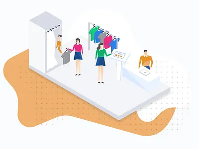 Pisano New Landing Design - Store Illustration app branding character design drawing dribbble icon illustration journey kiosk logo map typography ui ux