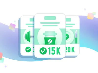 Fitness App Onboarding Parts activity tracker apple watch fit fitness app gradient illustration ios iphone iphone x mobile onboarding run running screen step steps tracker ui ux watch