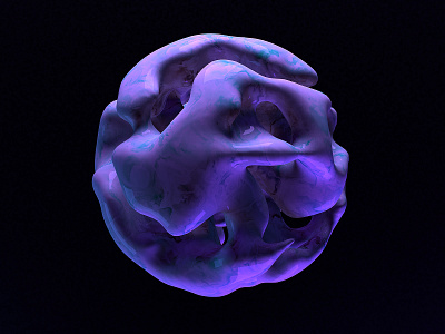 –OverTime abstract art ball c4d c4dr20 cinema4d concept maxon octane shaderfield texture
