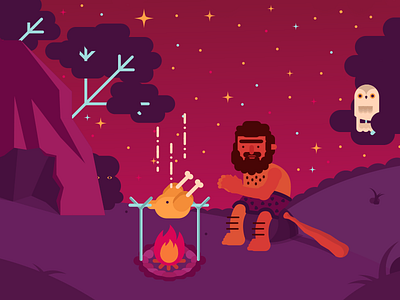 Cinnamon Explainer Video animation animation illustration bright cave caveman caveman illustration character character design design digital design explainer explainer illustration explainervideo flat forest gradient illustration landscape landscape illsutration panoramic