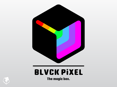 Blvckpixel 80s branding design flat design icon illustration logo rainbow retro typography