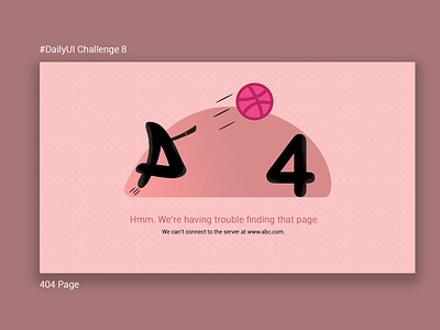 #DailyUI Challenge 8 404 page 008 404 dailyui challenge illustrator ui user interface ux