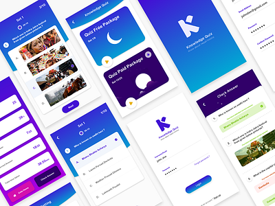 Quiz App Game - Nepal app app design game quiz quiz time ui ux design