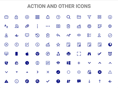 Action And Other Icons icons icons design icons pack icons set line icons product icons