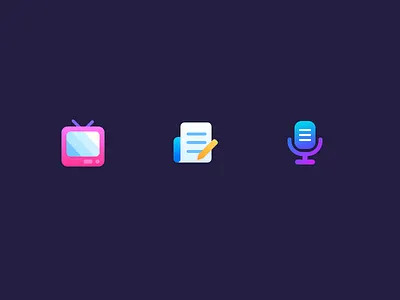 Colorful Icons design icon illustration ui