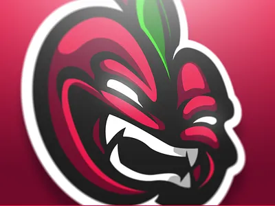 Bad Apple // Logo Design apple didier esport gaming illustration laureaux logo mascot