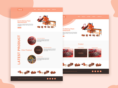 Brick Machine app branding design ui uiux user experience design user interface design ux web web design web template website