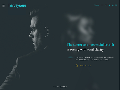 Harvey John branding design ui ux web website