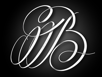 B letter b calligraphy design hand lettering letter letter design lettering